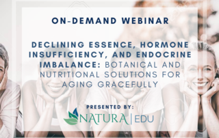 on-demand webinar on declining essence hormone insufficiency and endocrine imbalance