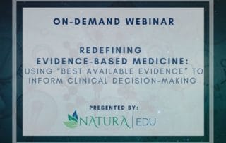 On-Demand Webinar Redifining Evidence-Based Medicine